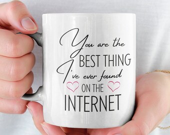 Internet Dating Verjaardagscadeau, Online Dating Cadeau, Met Online, Beste ding dat ik heb gevonden op het internet, online dating, hommel, tinder cadeau