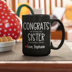 Funny Sister Mugs | Funny Birthday Gift For Sister | Custom Gift For Sister | Sister Mug | Sister Christmas Gift