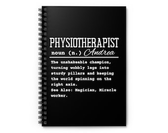 Physiotherapist Definition Notebook | Physio Student Gift