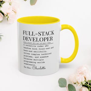 Full-Stack Developer Definition Mug image 8