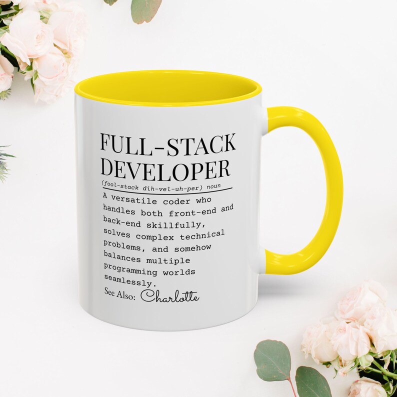 Full-Stack Developer Definition Mug image 8