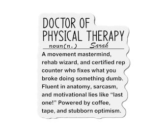 Dpt magnet, Physical Therapy, Pt graduation, Dpt gift, Pt student gift, Physical therapist