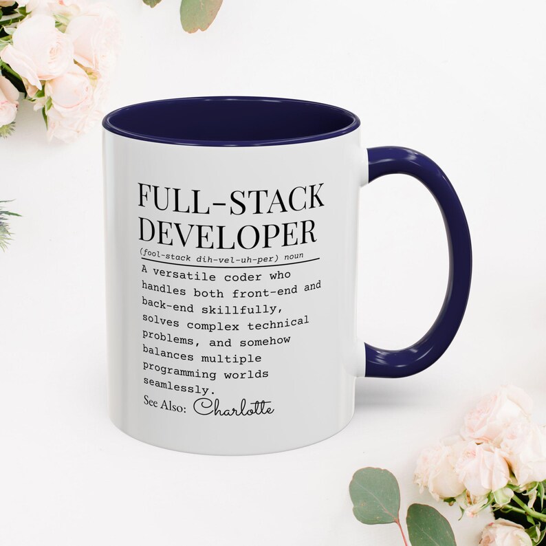 Full-Stack Developer Definition Mug image 2