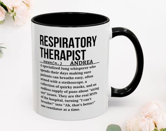Respiratory Therapist Mug: Funny RT Gift, Healthcare Coffee Mug