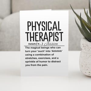 PT Grußkarte, Digitaler Download, Therapeut Ecard, Physio Danke, Digitale PT Karte, Reha Helden Karte