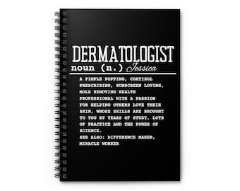 Cuaderno personalizado para dermatólogo/regalo para dermatólogo
