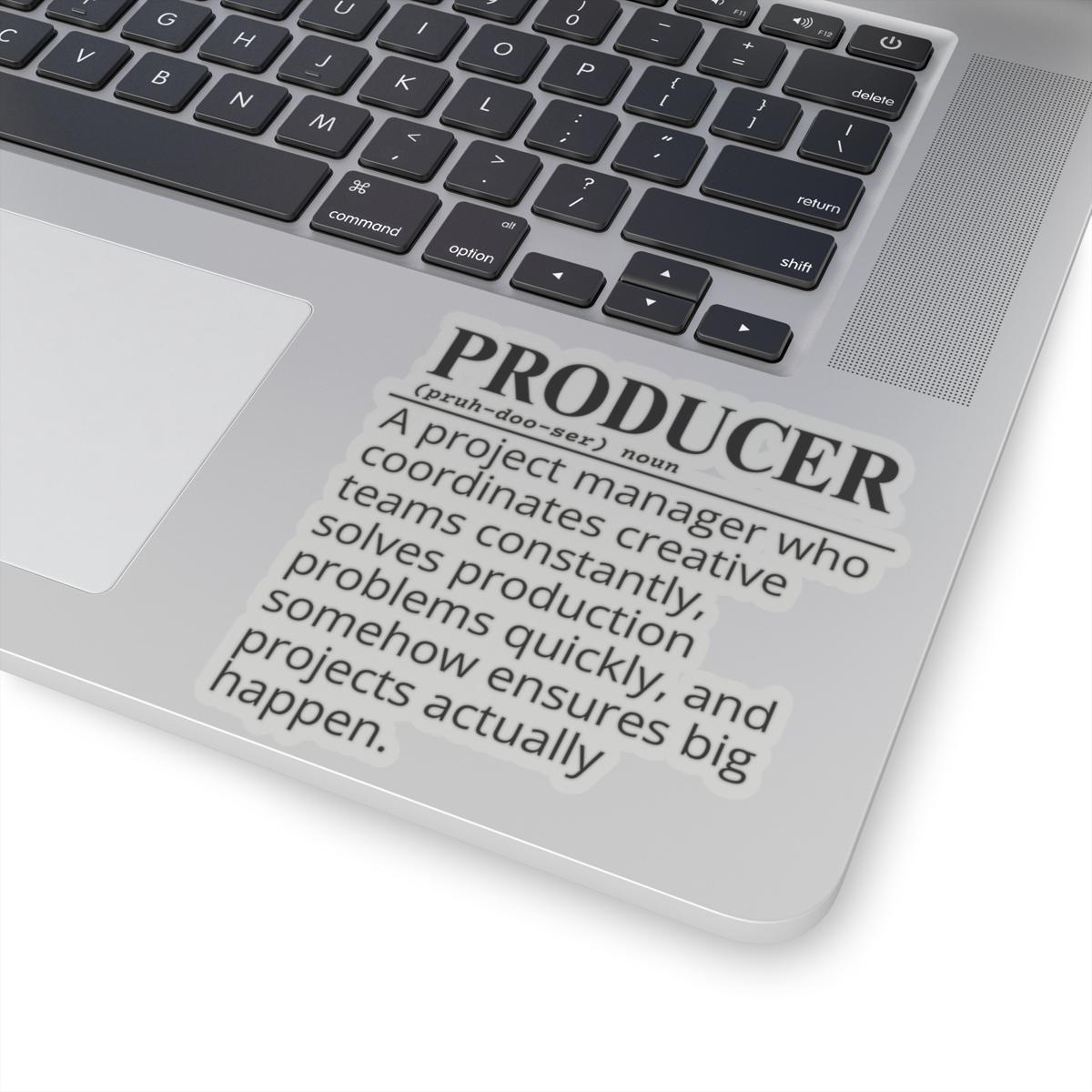Producer Definition Sticker - Etsy