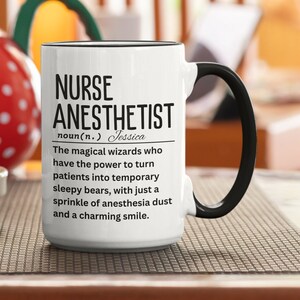 Nurse Gifts | Crna Gift | Crna Mug | Crna Gift | Anesthesiologist Assistant | Crna Week | Gifts For Her | Anesthesiologist Gift