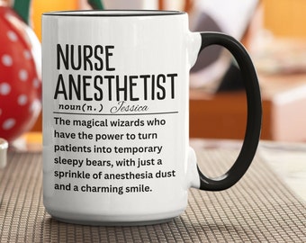 CRNA Mug: Nurse Anesthetist Gift, Anesthesiologist Assistant