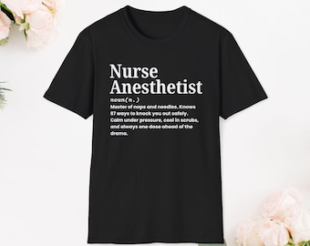 Nurse Anesthetist T-Shirt: Comfortable Ring-Spun Cotton, Classic Fit