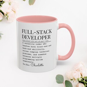 Full-Stack Developer Definition Mug image 3