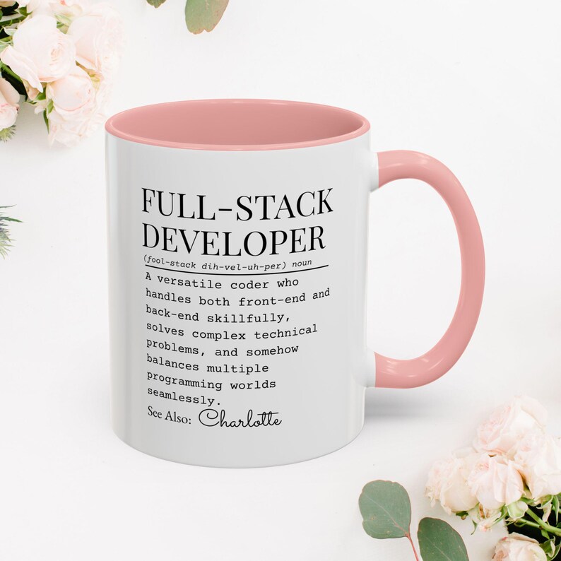 Full-Stack Developer Definition Mug image 3