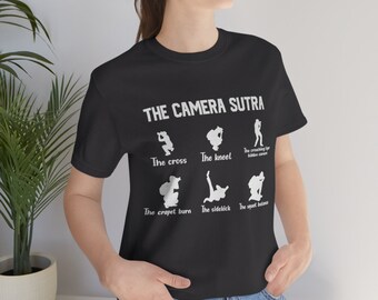 The Camera Sutra Funny Photographer Poses Photography Gift Manche Longue 