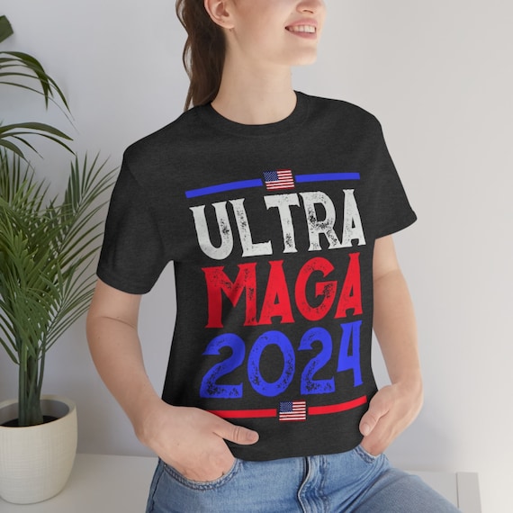 Maga Flag Tshirt Distressed American Flag Shirt Gray Maga Flag Tshirt Distressed American Flag Shirt Gray