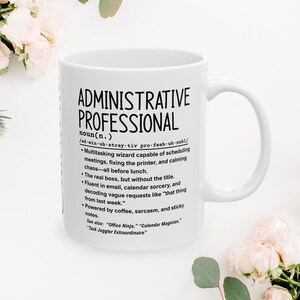 Presente de administrador, presente de escritório, presente de assistente administrativo, presente de trabalho, presente engraçado de escritório, presente de secretária 11oz 15oz