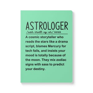 Cuaderno de astrología, diario del zodiaco, regalo de signo zodiacal, notas astrológicas