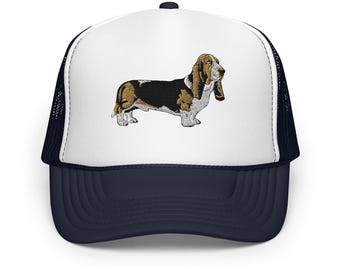 Basset Hound Embroidery Hat | Cute Dog Lover Cap | Hound Pet Gift