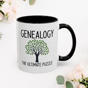 Genealogist Coffee Mug: Custom Family Tree Design