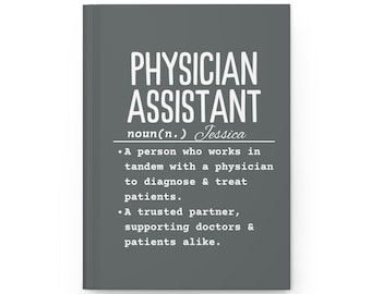 Physician Assistant Journal | Personalized Pa Student Gift