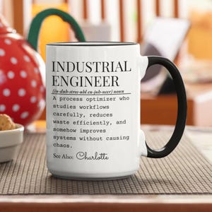 Industrial Engineer Mug 11oz | Engineering Gift | Process Engineer Cup