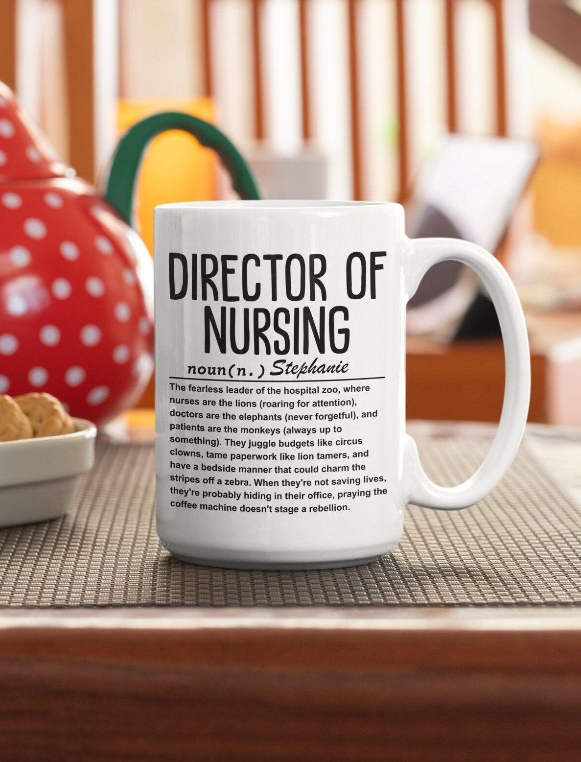 Director Of Nursing Mug | Nurse Supervisor Gift | Custom Director Of Nursing Gift | Director Of Nursing | Nurse Manager