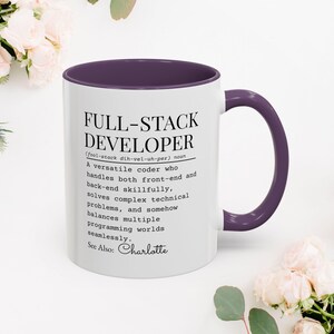 Full-Stack Developer Definition Mug image 7