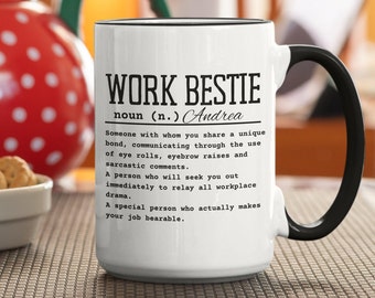 Work Bestie Mug | Funny Coworker Gift