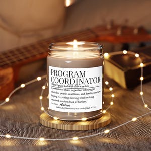 Programmacoördinatorkaars, Cadeau voor programmamanager, Bedankkaars voor coördinator afbeelding 2
