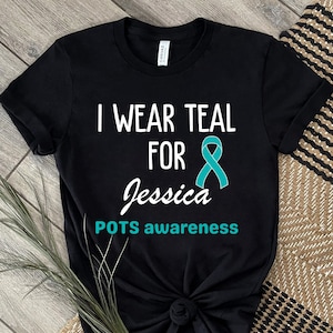 T-shirt Syndrome De Pots | t-shirt invisible de sensibilisation aux maladies | Débardeur | Cadeau de pots | de sensibilisation aux pots | Chemise Spoonie | T-shirt Pots
