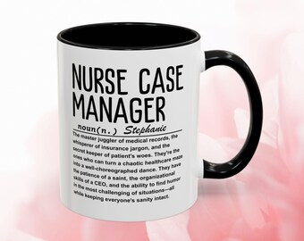 Nurse Gift | Staff Appreciation | Funny Nurse Mug | Case Manager Nurse | Nurse Week | Case Manager Gift | Social Worker