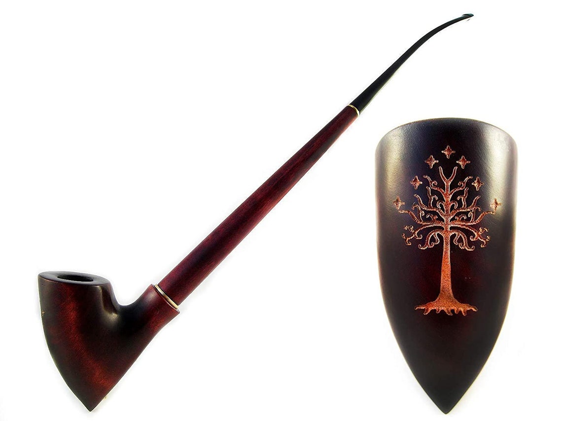 Fashion NEW Churchwarden Smoking Tobacco Pipe Wizard Wood TREE Etsy