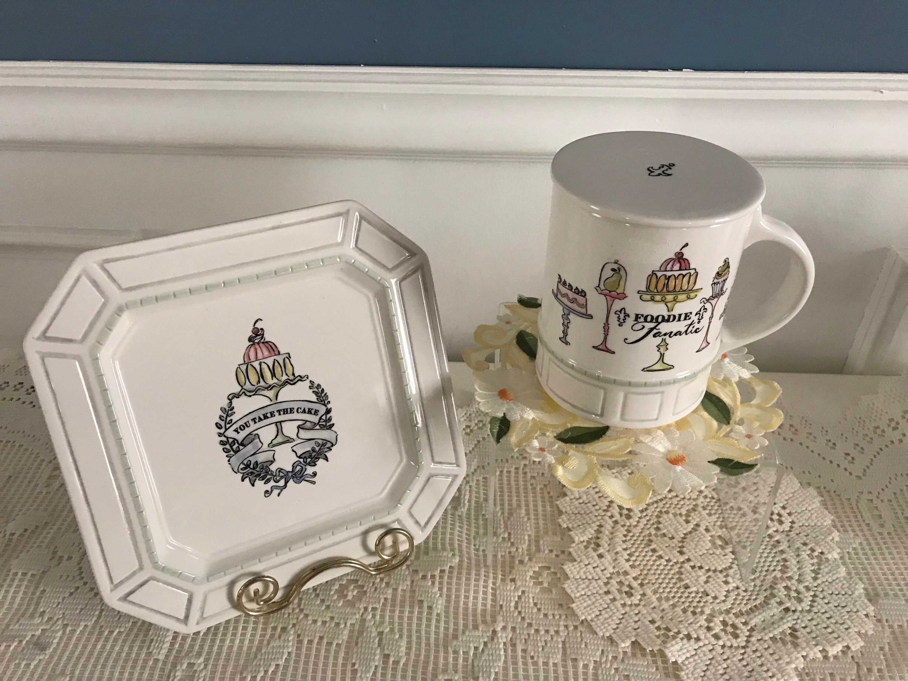 Foodie Mug and Plate Set - Etsy