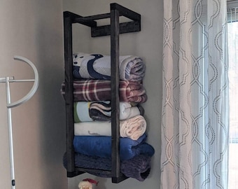 Our mission style quilt rack is a perfect compliment to our other mission style furniture. etsy