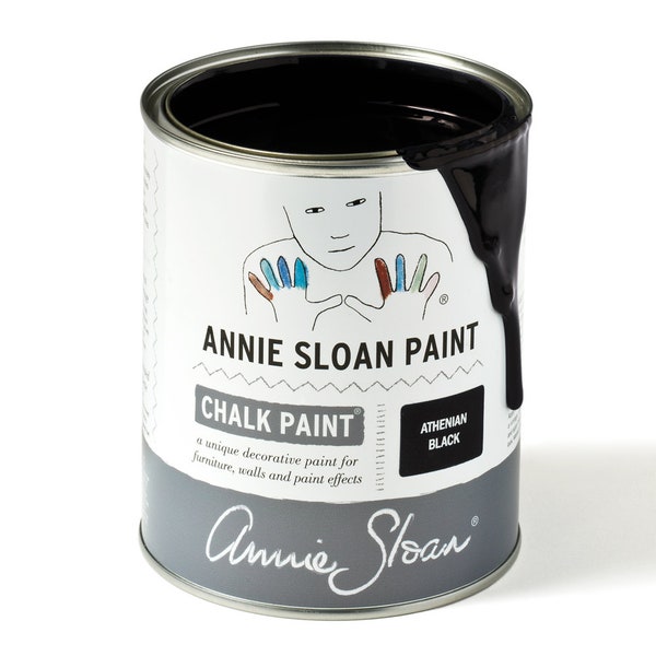 Black Chalk Paint Etsy