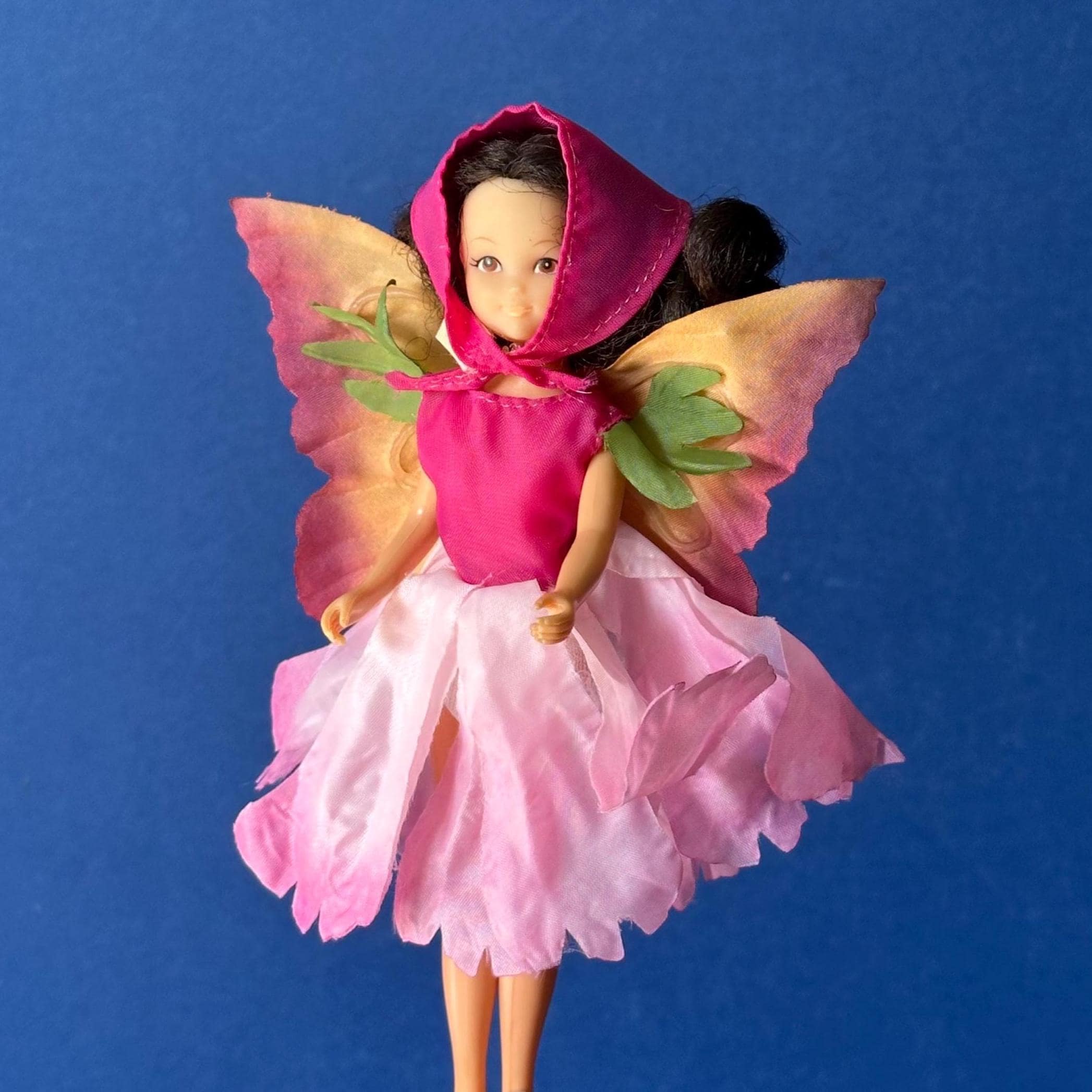 * christmas doll ୨୧ * 翼のある 三日月の妖精さん Vintage Hornby Flower Fairies 1983 RED CLOVER Fairy Cicely Mary