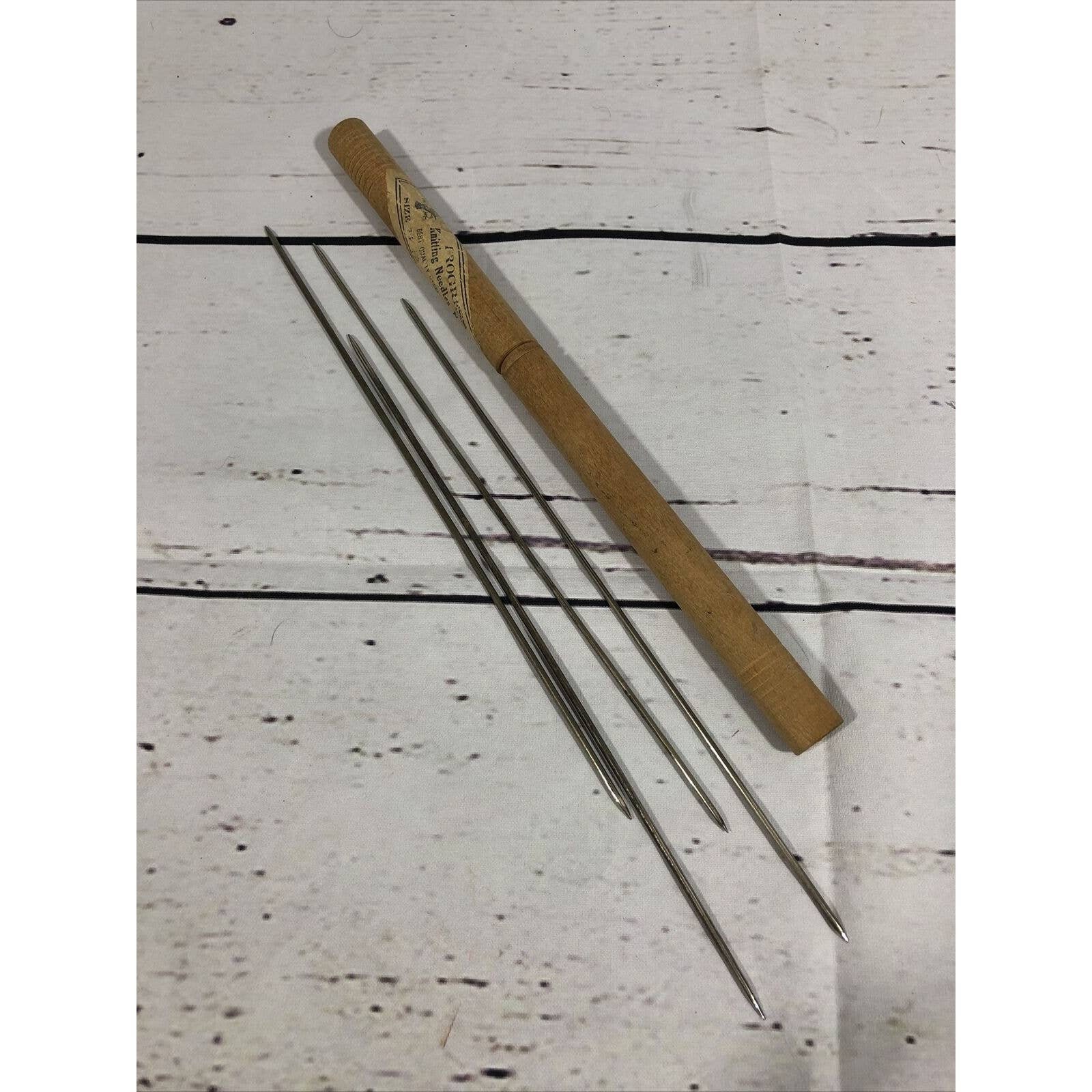 NEEDLEMASTER Interchangeable Circular Knitting Needle Set. 13 size tips  from 2 to 15 plus 4 different length cables and 2 connectors