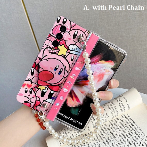 Funda para teléfono Z Fold 5 Japanese Pink Monster para Samsung Galaxy Z  Fold 3 4 5 5G / 3D Animals Holder Bisagra Cadena protectora / Lovely Kawaii  Gift -  España