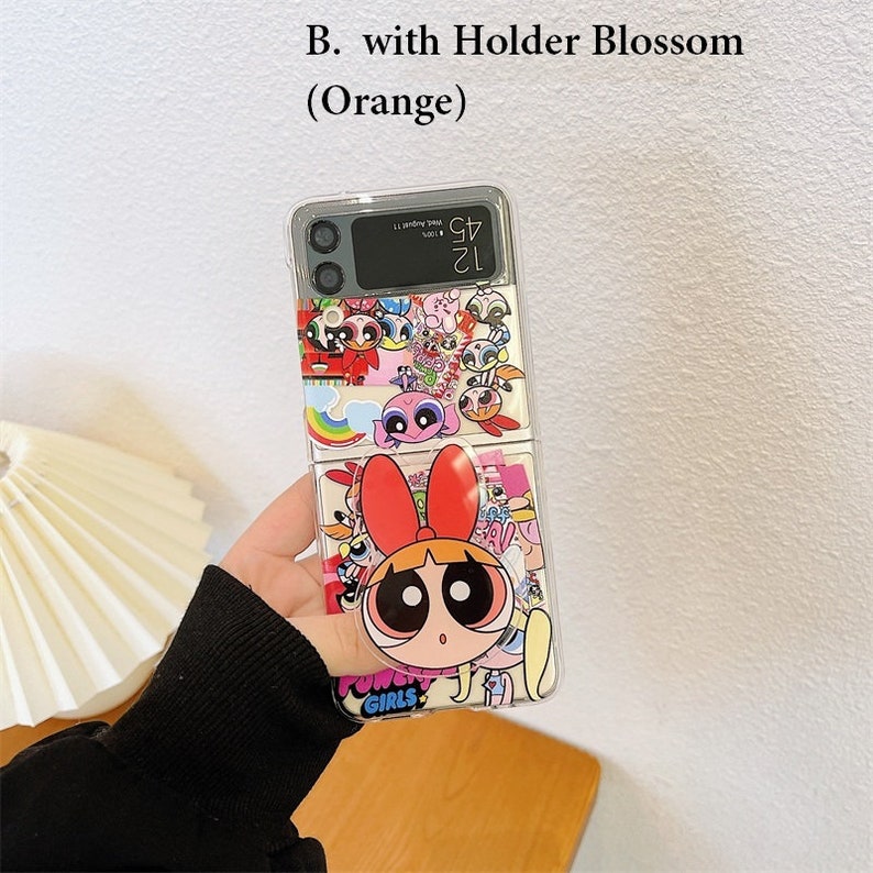 Powerpuff Phone Case for Samsung Galaxy Z Flip 3 5G Anime Etsy