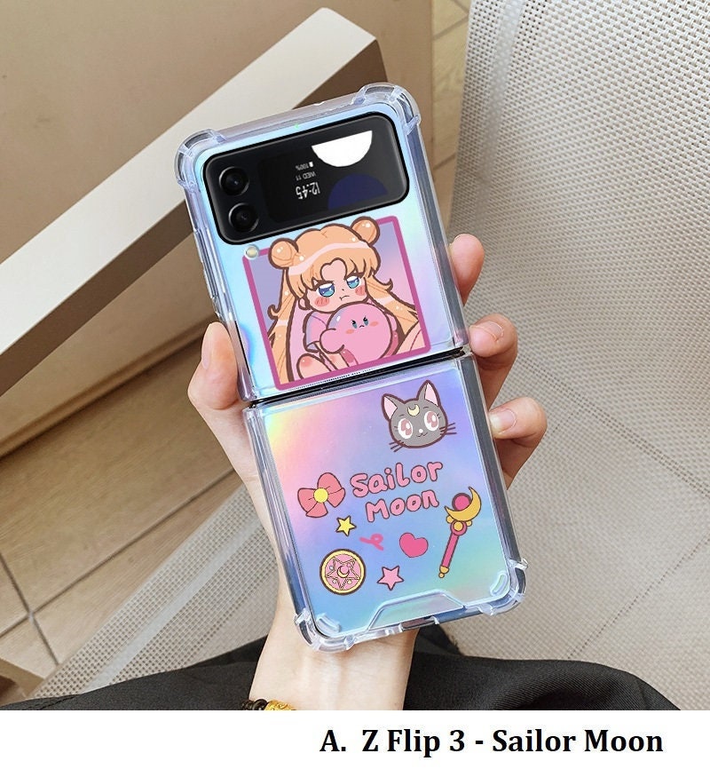 Cute Sailor Moon Samsung Phone Case for Samsung Galaxy Z Flip 3 (5G) –