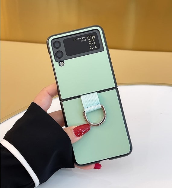 Elegant Simple Soft Green Phone Case for Samsung Galaxy Z Flip 