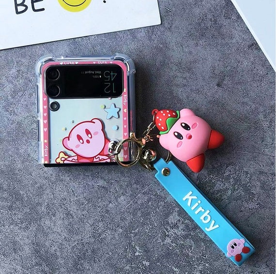Japanese Kirby Monster Phone Case For Samsung Galaxy Z Flip Etsy