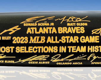Braves 2023 All-Star Game Franchise Record Maple Bat - Big Time Bats