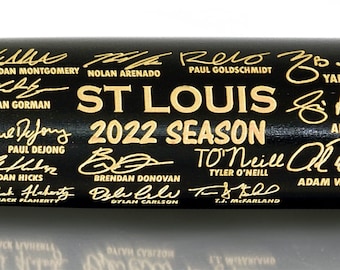 St. Louis Farewell to Legends 2022 Team Signature Bat