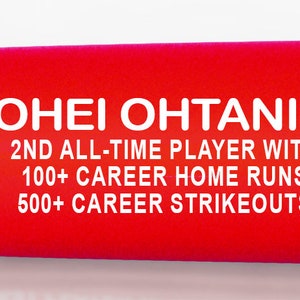 Shohei Ohtani MLB Records Extremum Art Bat