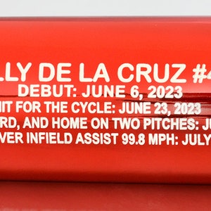 Elly De La Cruz Debuta Records Chrome Splash Bat