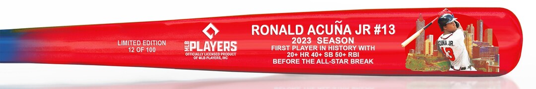 Ronald Acuna Jr ASG Break Record Extremum Bat - Etsy