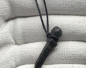Ancient Roman bronze amulet 1st - 2nd century AD. Legionnaire's sword. Ancient artifact. Pendant.  Legionnaire's amulet.