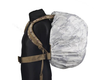 Weiß Winter Camouflaged Militaria Multicam Alpine Abdeckung Rucksack klein