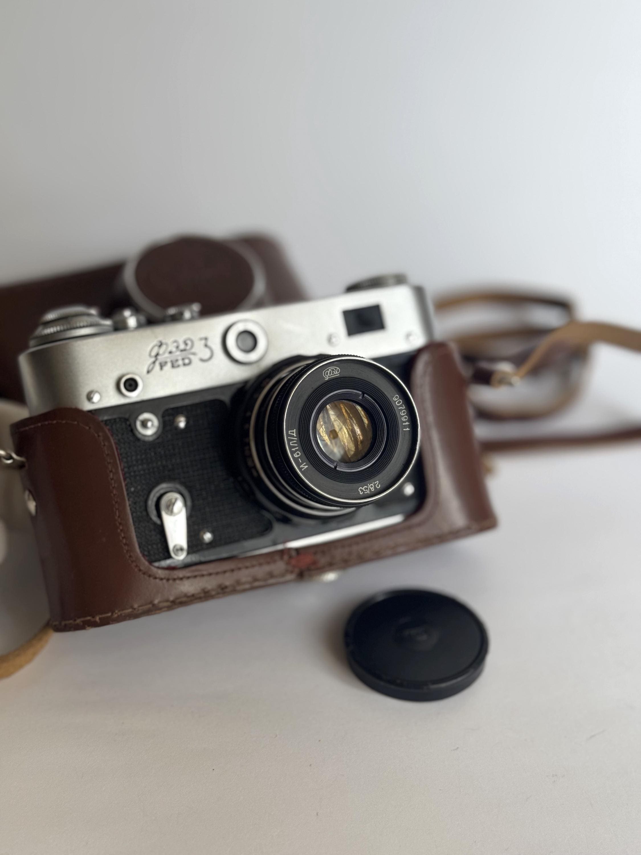 ビンテージ ソビエト カメラ FED 3、レンズ Industar I-61L/D 2.8/53