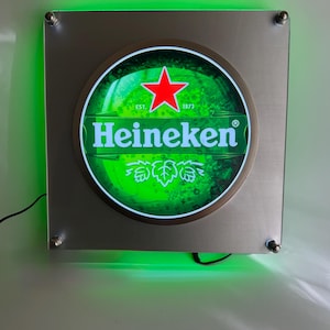 Vintage  Light Up Beer Sign. Retro Pub Wall Decor. Advertising beer sign.